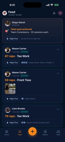 RepTrax iPhone screenshot