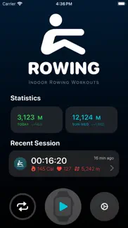 rowing workout iphone bildschirmfoto 1