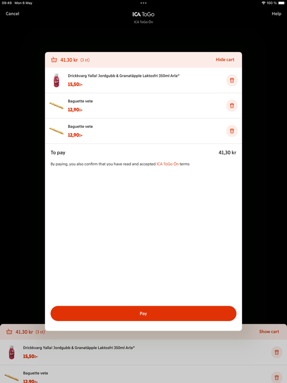 Screenshot #5 pour ICA ToGo - obemannad butik