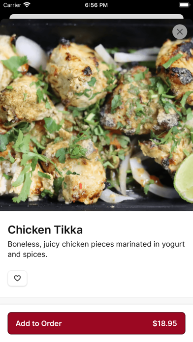 Mehfil Indian Cuisine & Bar iPhone screenshot 3 - Food & Drink app