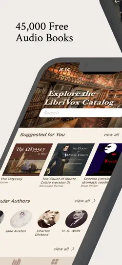 Скриншот LibriVox Audiobooks на iPhone 1