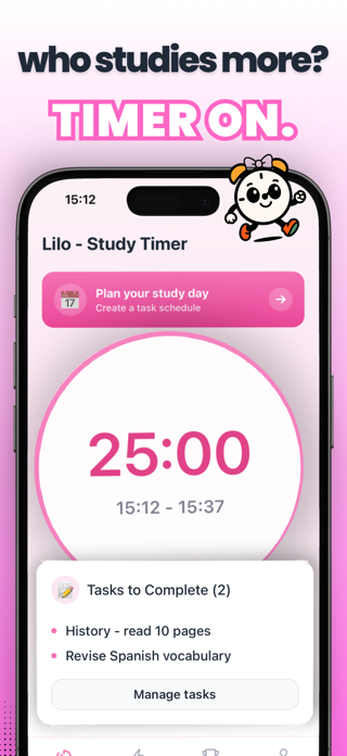 Lilo: Study Timer & Challenges Screenshot 1 of 5