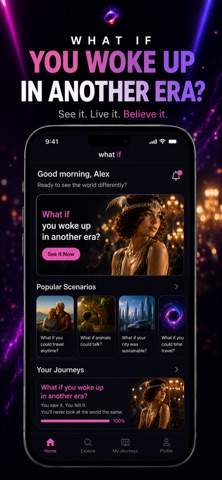 What If? - Alternate Self AI iPhone screenshot