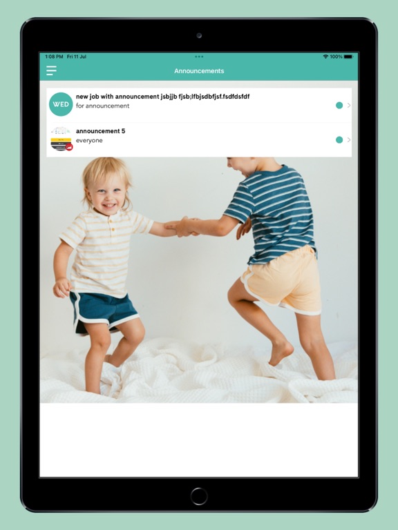 Busy Bees Babysitting iPad screenshot 6 - Lifestyle app
