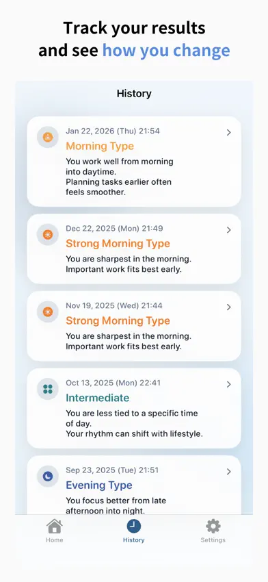 Body Clock: Chronotype Test screenshot 4