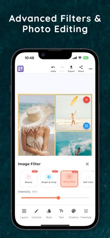 Photo & Video Collage Editor iPhone screenshot