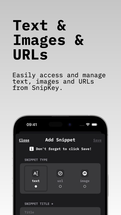 SnipKey - Keyboard Extension screenshot-4
