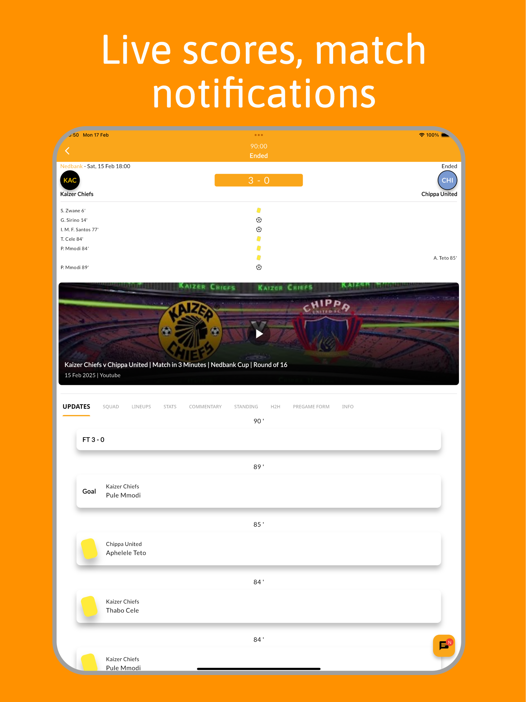 Chiefs Live — for Amakhosi fan screenshot 6