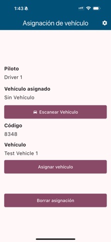 Asignación de Vehículos screenshot