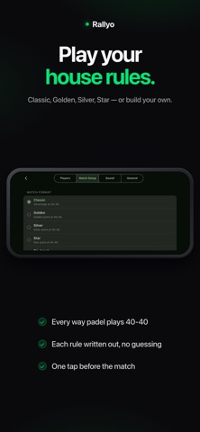 Rallyo: Padel Score Keeper Screenshot 5 of 8