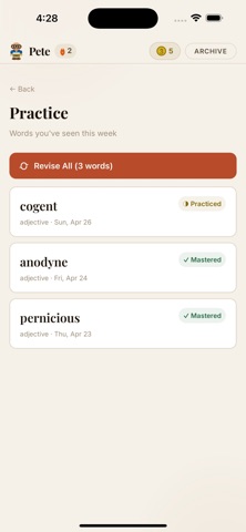 Pete's Word Wardrobe Screenshot 6 of 10