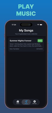 Make music - AI music maker iPhone screenshot