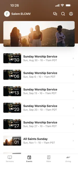 Salem ELCA Mt. Vernon screenshot 2