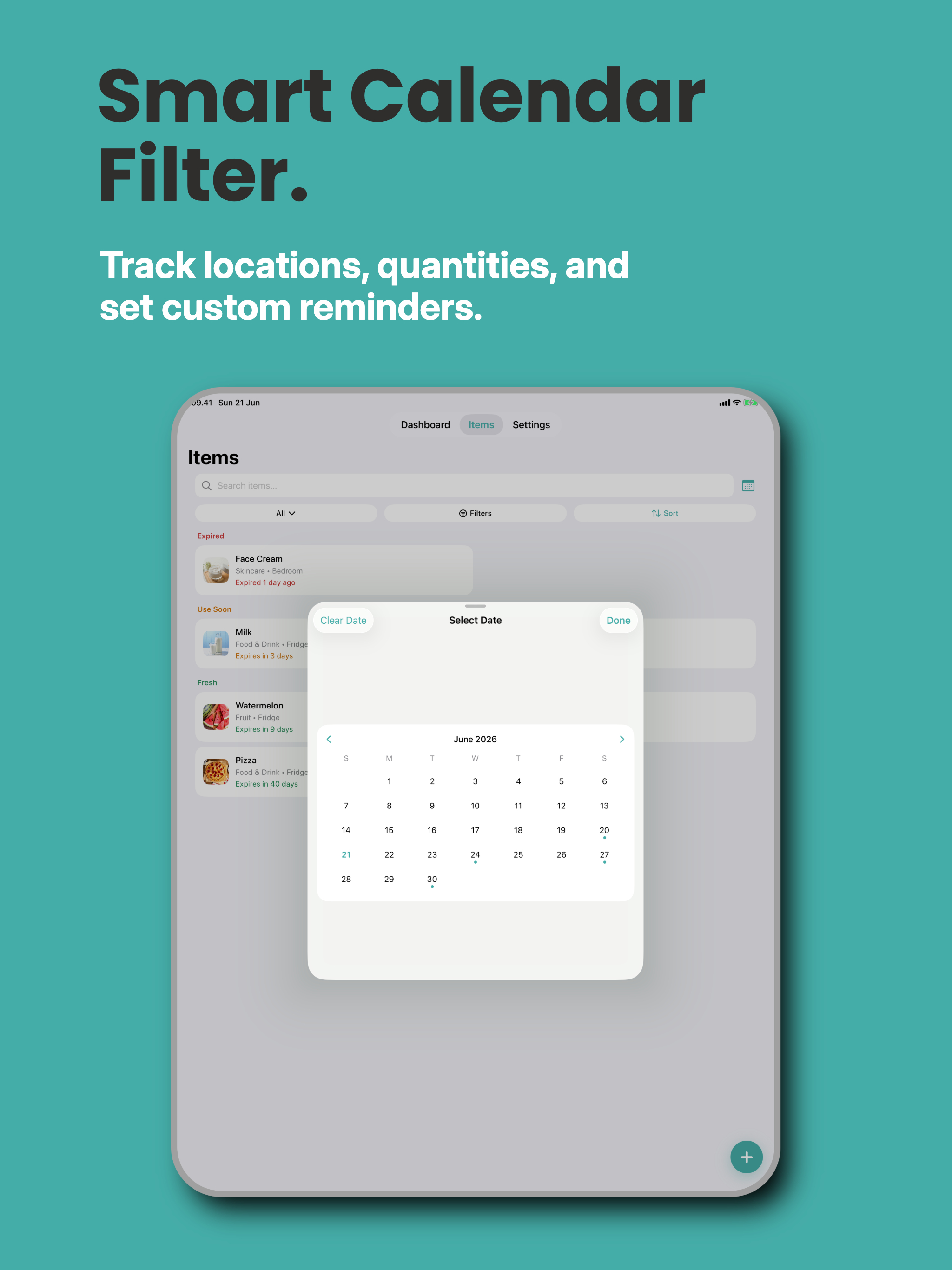 Fresh Log: Expiry Date Tracker