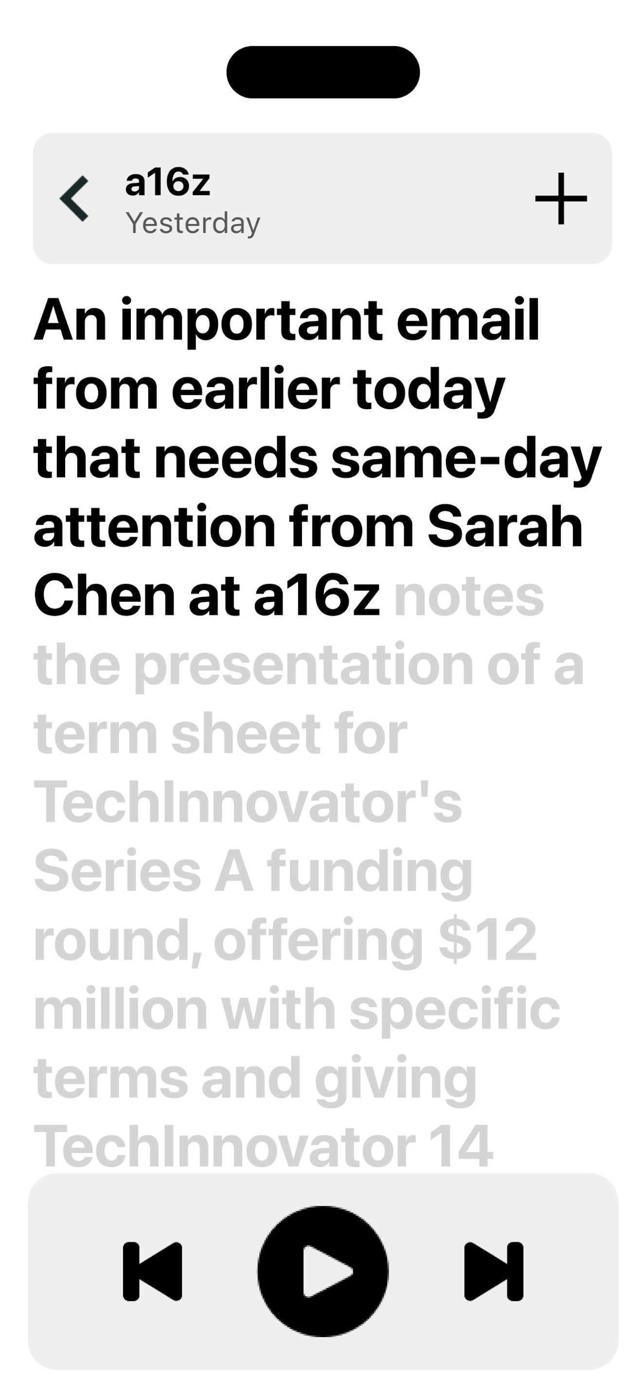 doal - audio email summaries