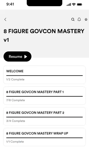 Government Contracting iPhone Screenshot 3