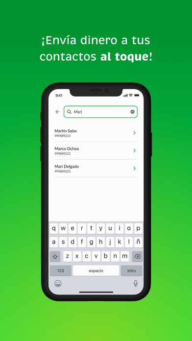 Mibanco iPhone screenshot