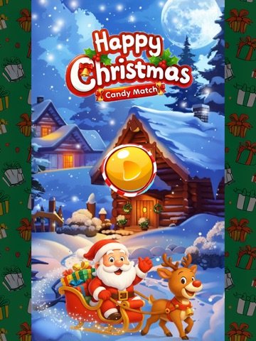 Happy Christmas Candy Match 3 iPad screenshot