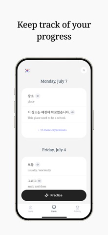 Tenmin - Language Learning iPhone screenshot 3