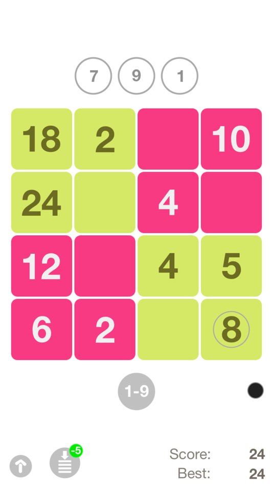 #3. + & - : A Zen game (iOS) 由: Marco Locatelli