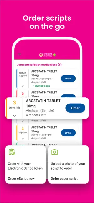 Priceline Pharmacy App iPhone screenshot 2