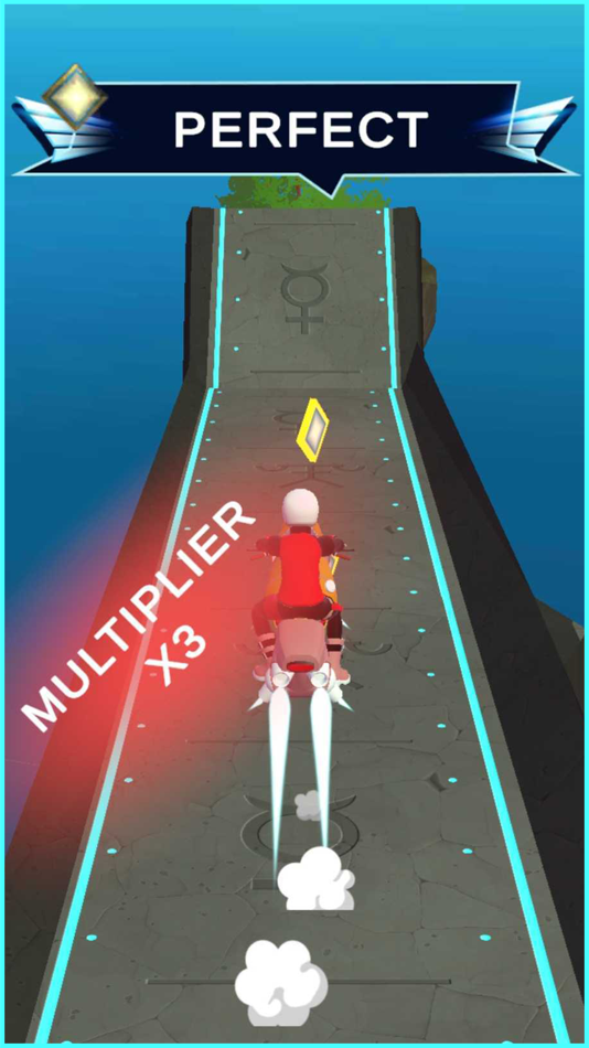#3. CosmicDancer-base jumping game (iOS) Podle: Ropstam Games Inc.
