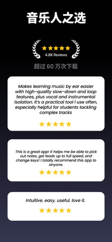 音乐变速与音频分离扒谱：Transcribe+ screenshot