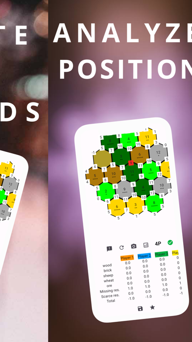 Settlers Boards & Analyzer Screenshot