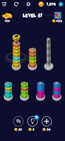 Nut Sort Mania Screenshot 4 of 6