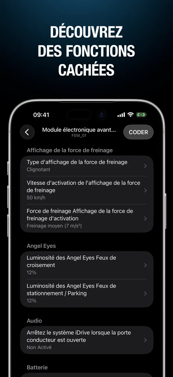 BimmerCode for BMW and MINI Hack screenshot 3 - iOS game interface