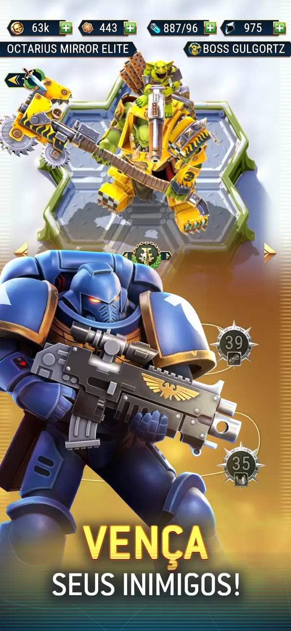 Warhammer 40,000: Tacticus ™ iOS Mod IPA screenshot 4 - iOS game interface