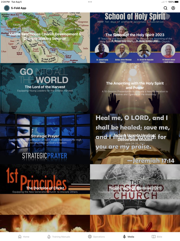 5-Fold Global Ministries iPad screenshot 4 - Education app