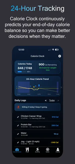 Calorie Clock: Real-Time screenshot 2
