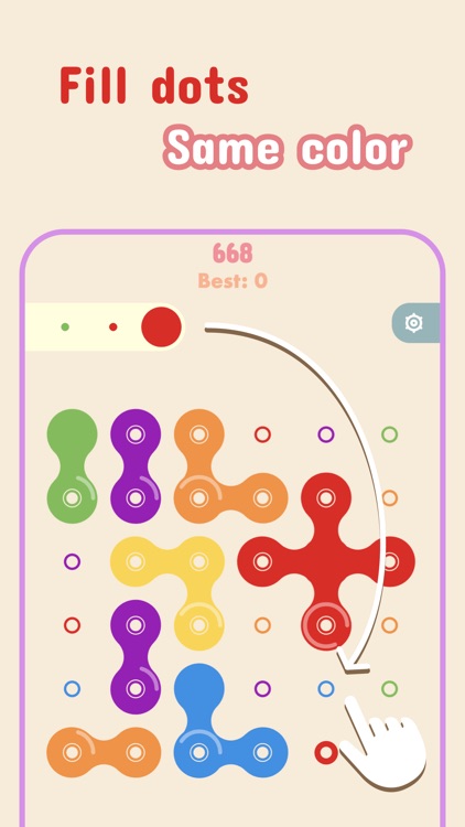 Fill Dots - Relax Color Puzzle