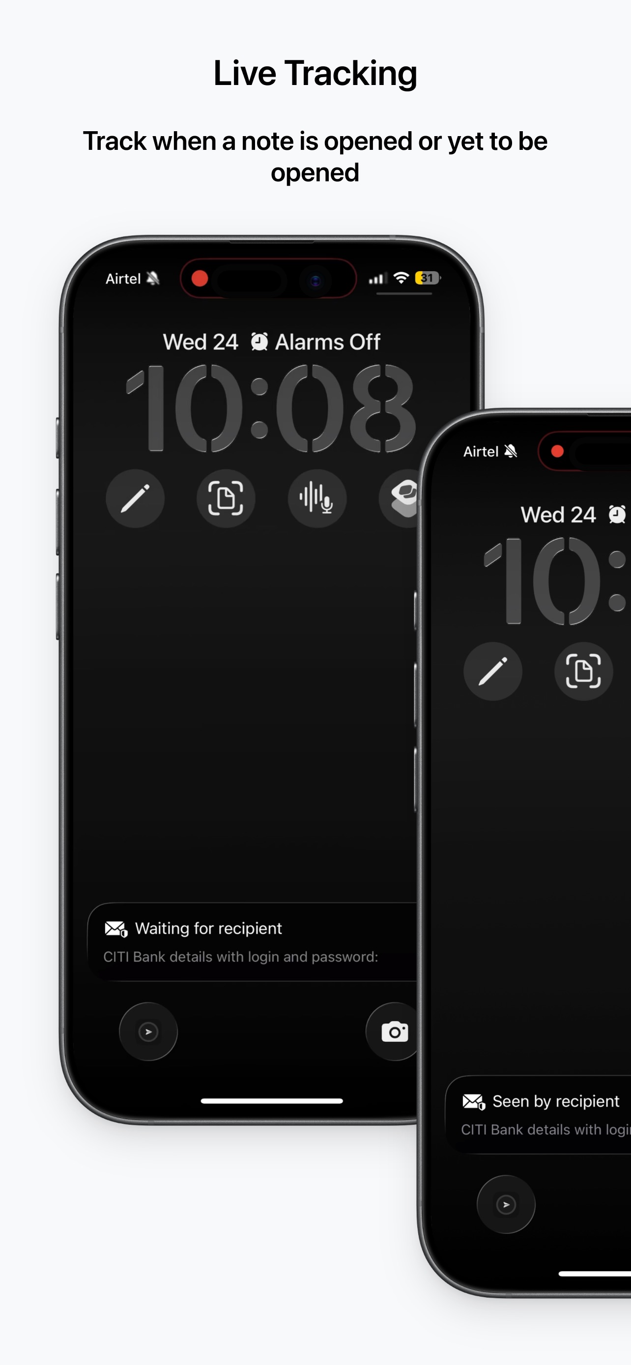 Zero Note - Self destruct messages & notes screenshot 7