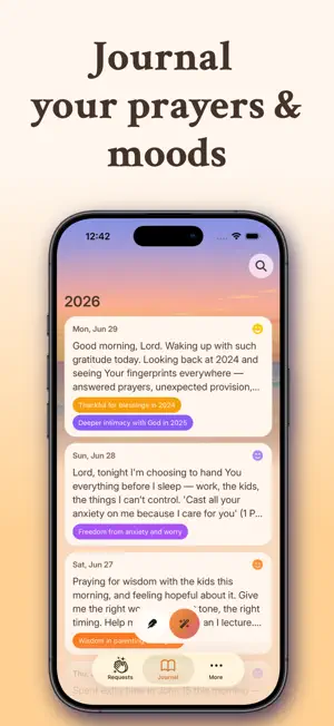 Faithful: Daily Prayer Journal screenshot 2