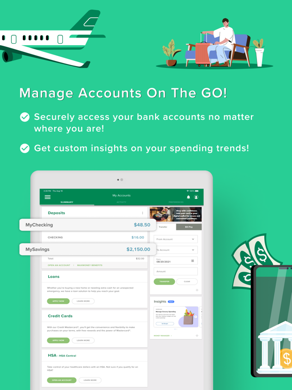 Central Bank - Mobile iPad screenshot 8 - Finance app