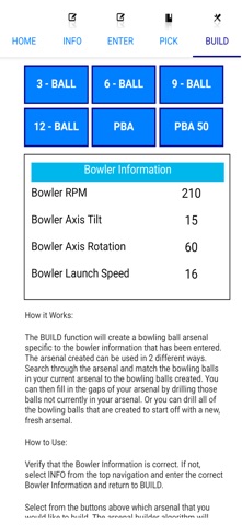 Bowling Ball Builder screenshot
