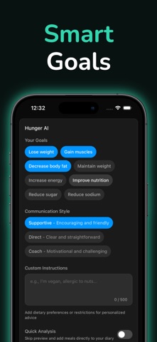 Hunger App screenshot