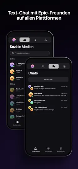 Screenshot von Epic Games auf dem iPhone 2