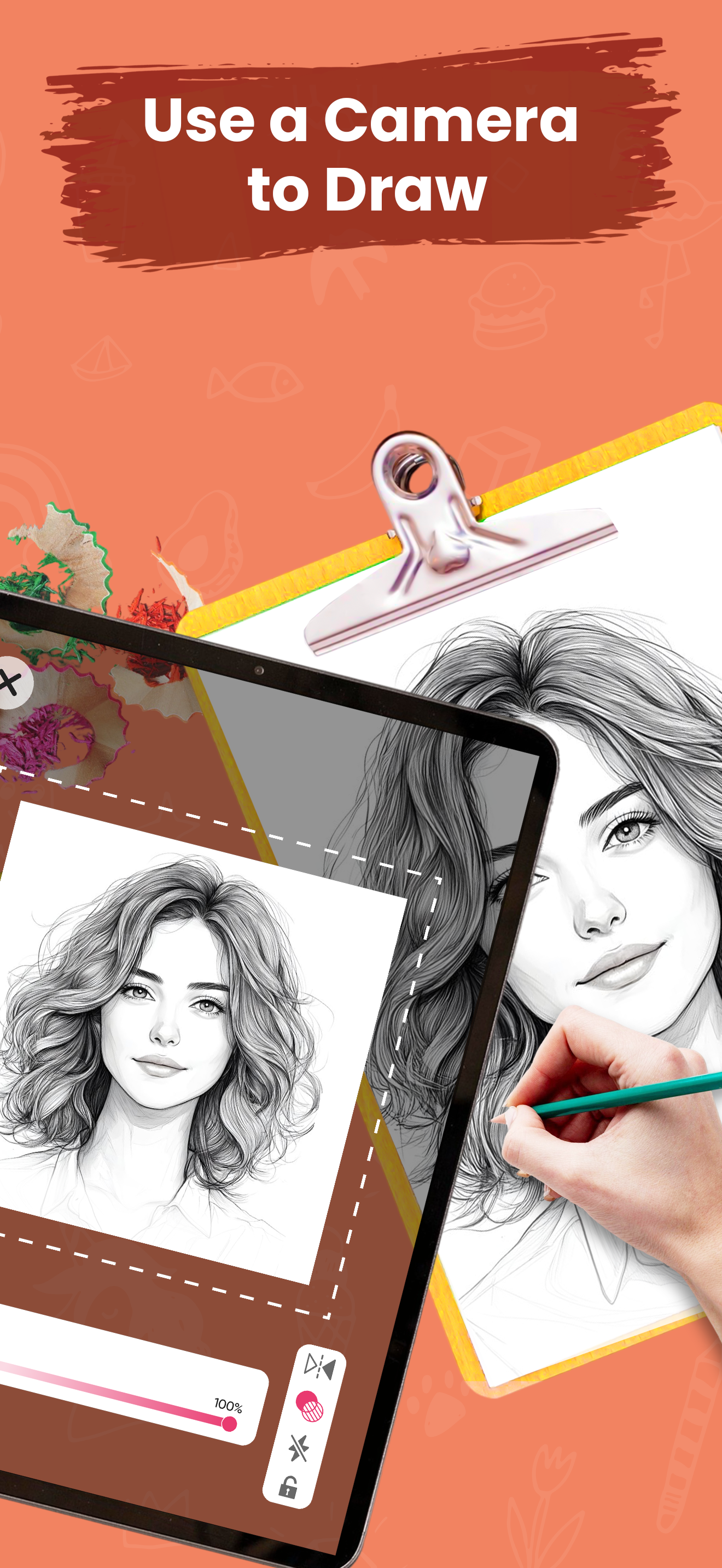 Drawing Sketch: AR Draw by Cam