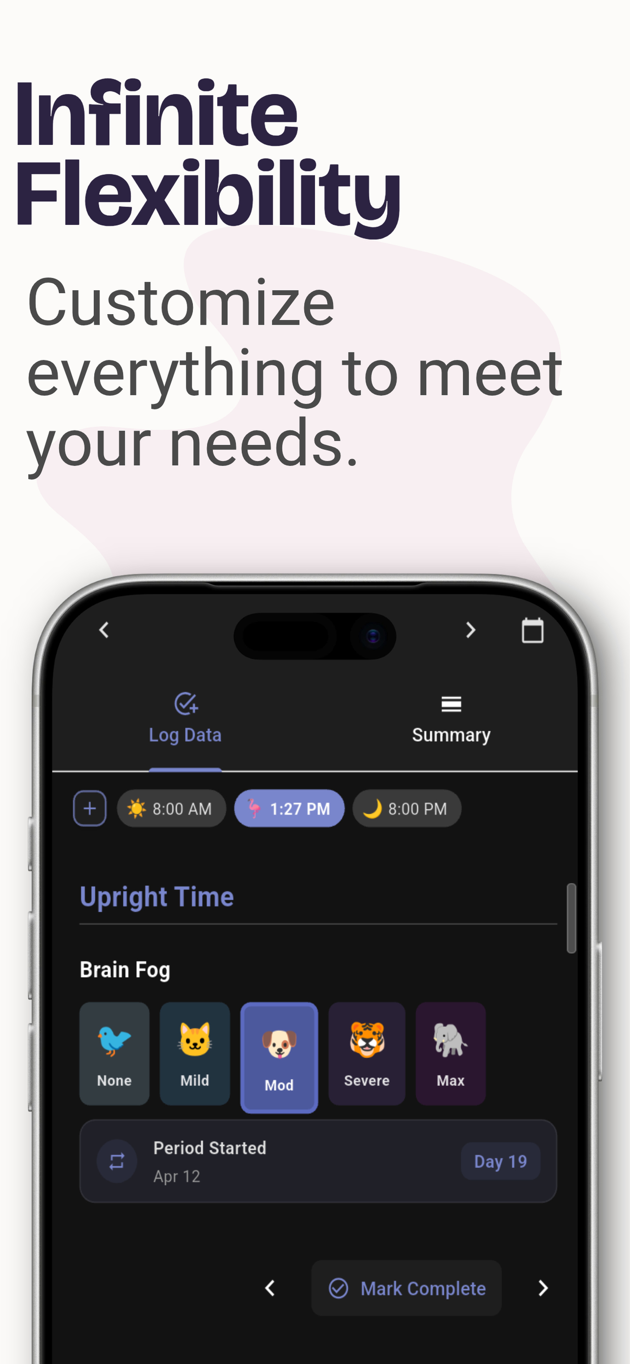 Zolia: Health & Symptom Log