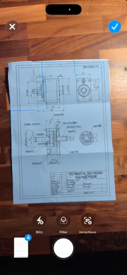 Screenshot von Falz – Dokumentenscanner auf dem iPhone 2