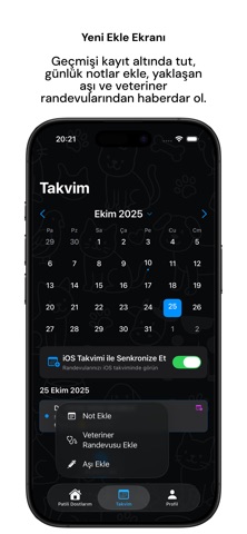 PetRoutine: Aşı Takip Asistanı screenshot