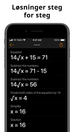 Kalkulator Air iPhone-skjermbilde 4