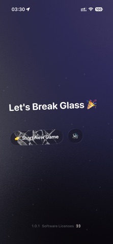 BreakGlass - Liquid Glass Game screenshot