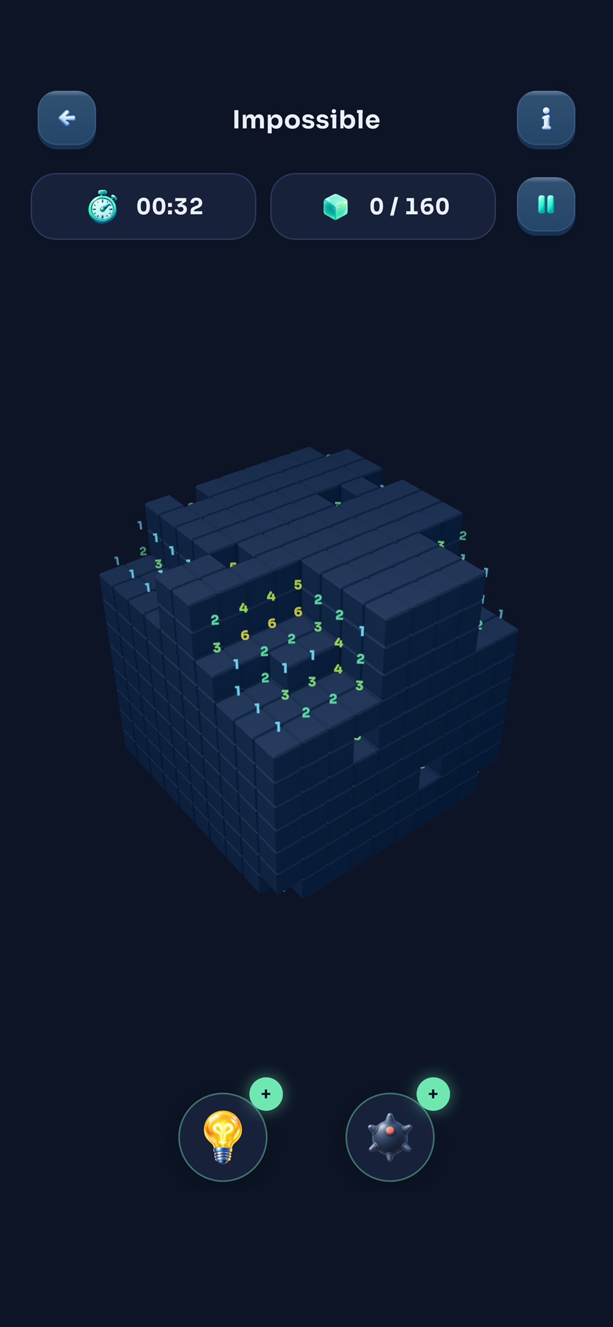 Screenshot 1 of KabooMine: 3D Minesweeper