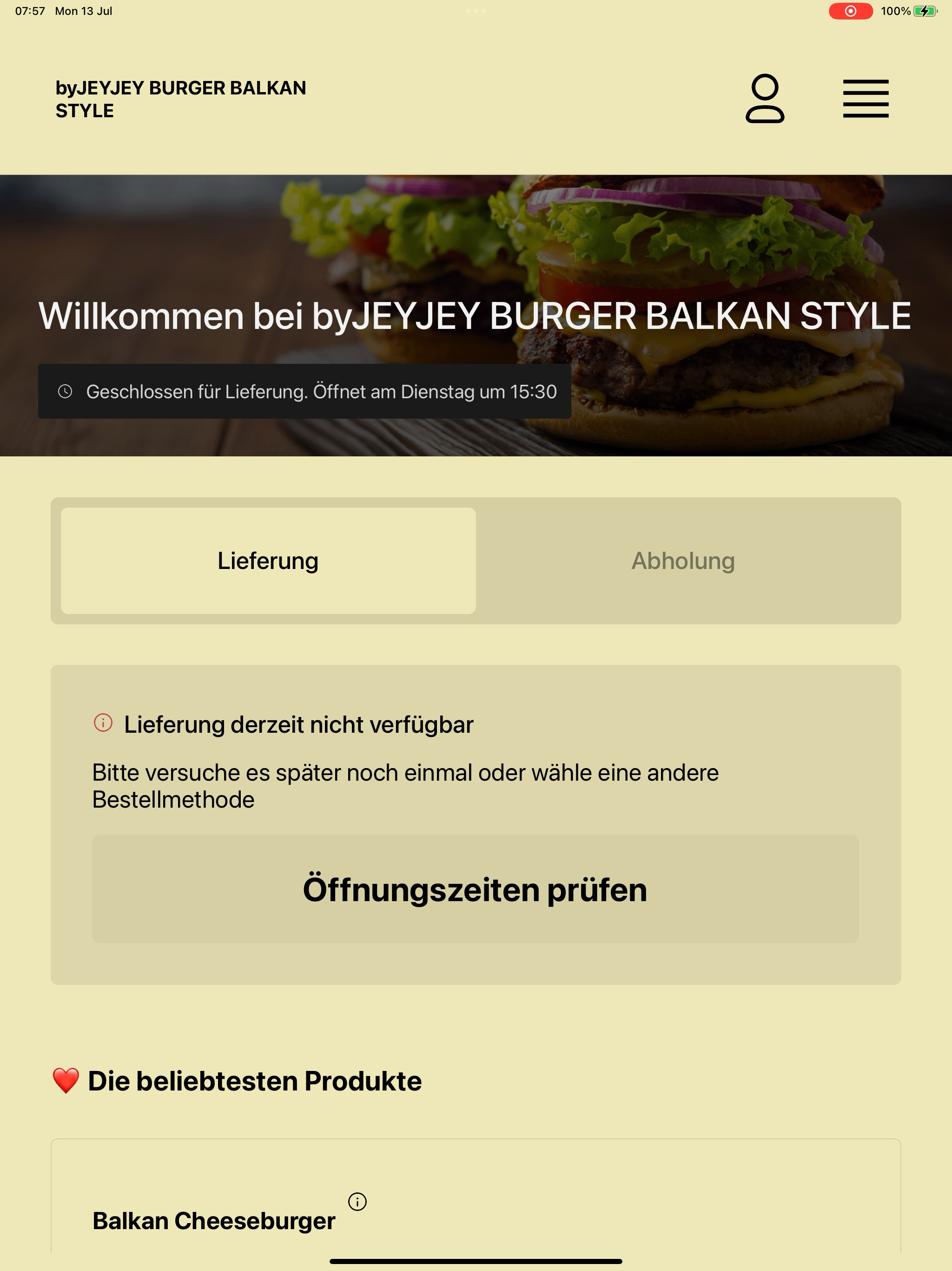 byJEYJEY BURGER BALKAN STYLE screenshot 14