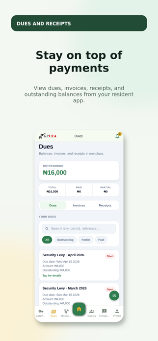 GPERA App Screenshot 1 of 7
