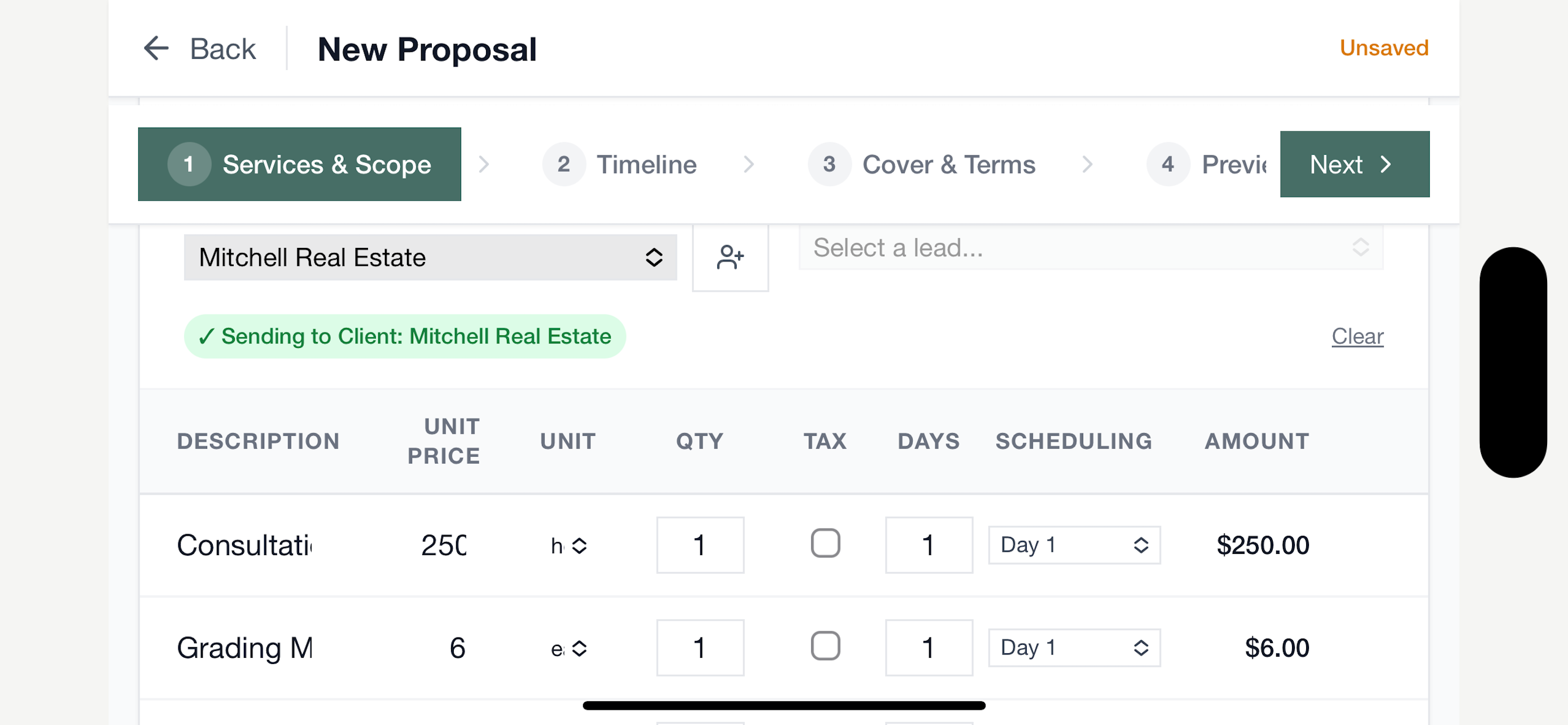 Billdora - Proposal to Paid screenshot 10
